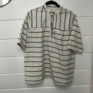 Ace & Jig embroidered linen blouse